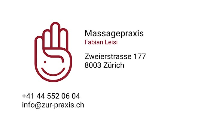 Vorschau Visitenkarte für Deine Massagepraxis